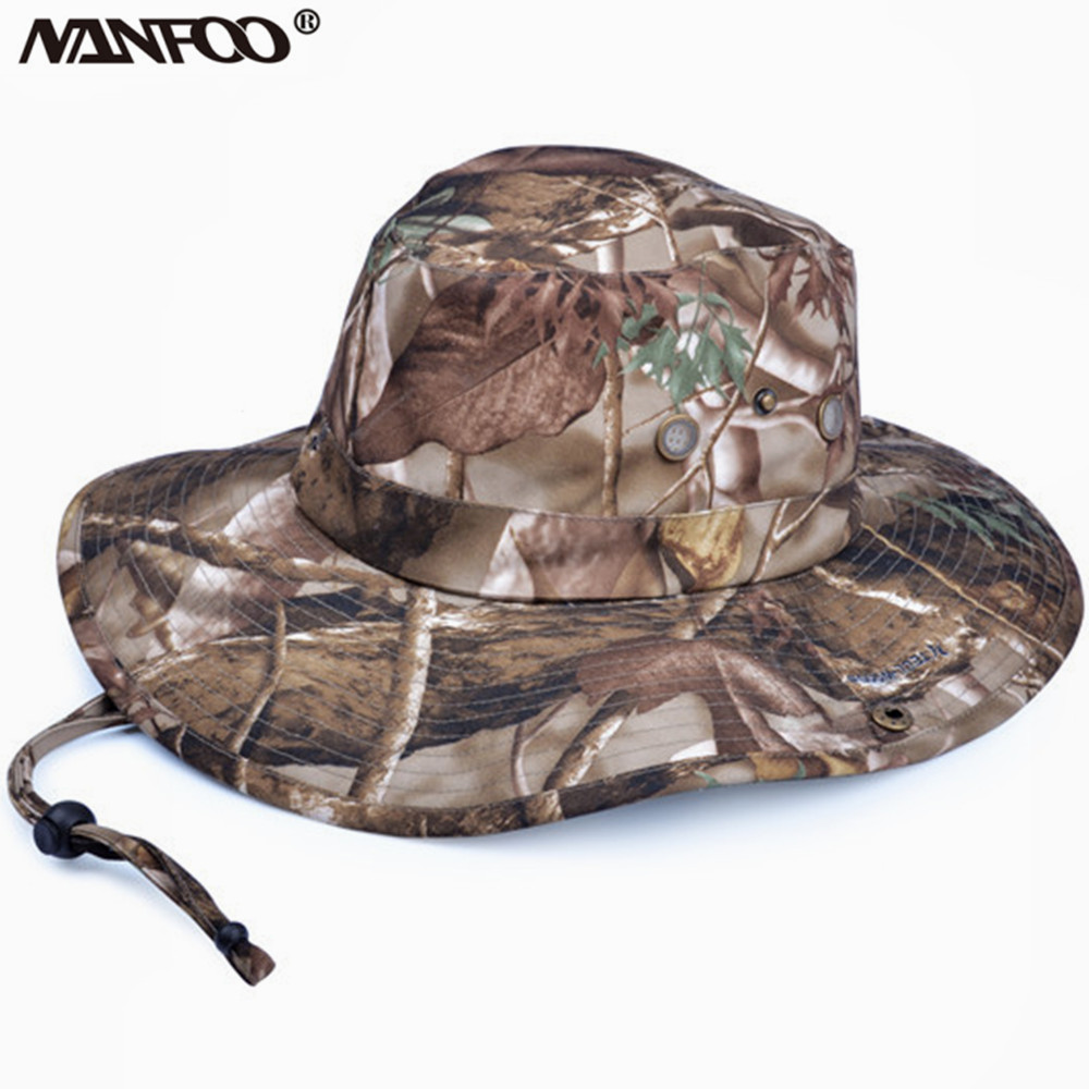 Hunting Outdoor Hats - Alta calidad protección solar árbol Camo