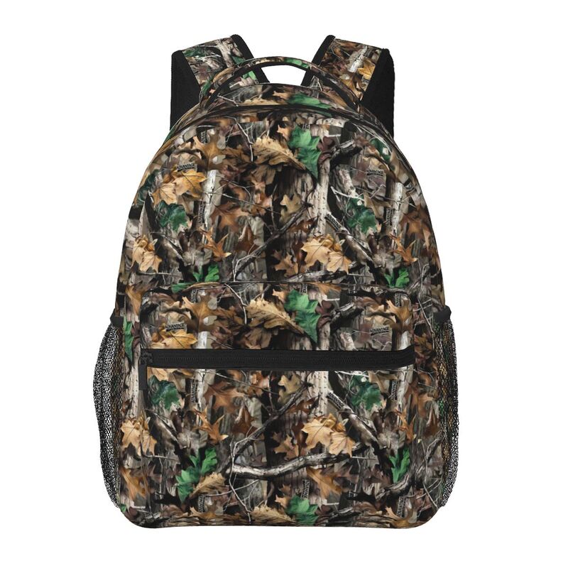Outdoor Hunting Books - Mochila de viaje con estampado de