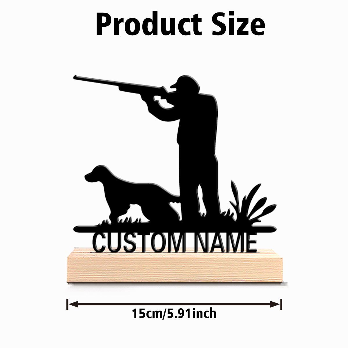 Estatuas Metálicas Personaliza - Hunting Outdoor Christmas Decorations reseña y precio