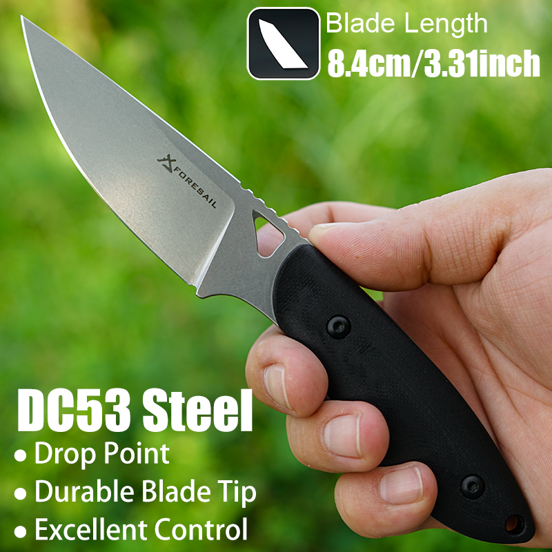 Cuchillo fijo con mango de ace - Hunting Camp Outdoor Kitchen reseña y precio
