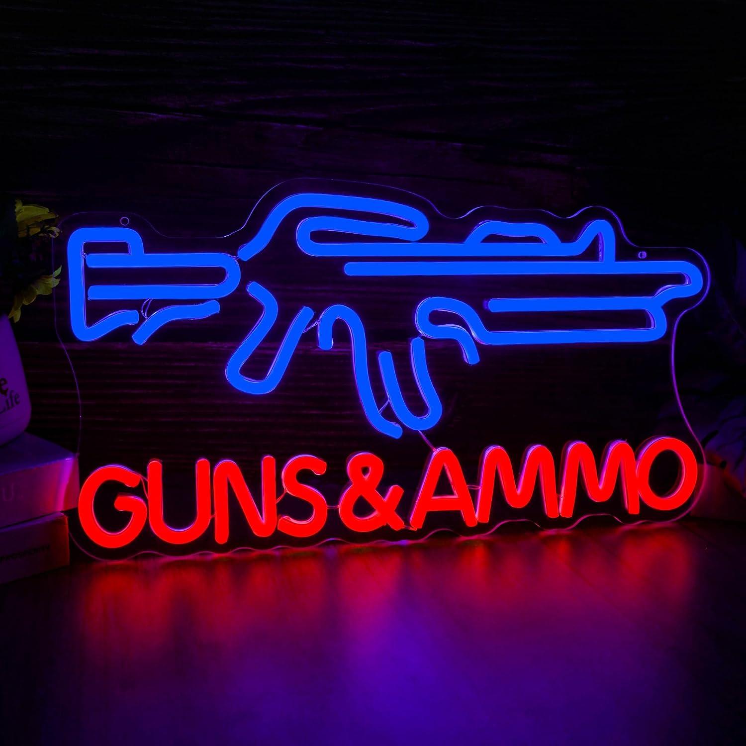 Letrero de neón con motivos de - Hunting And Outdoor Stores reseña y precio